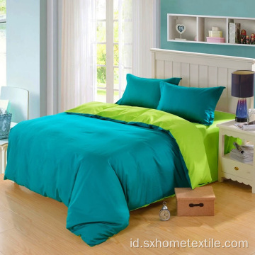 set tempat tidur microfiber padat